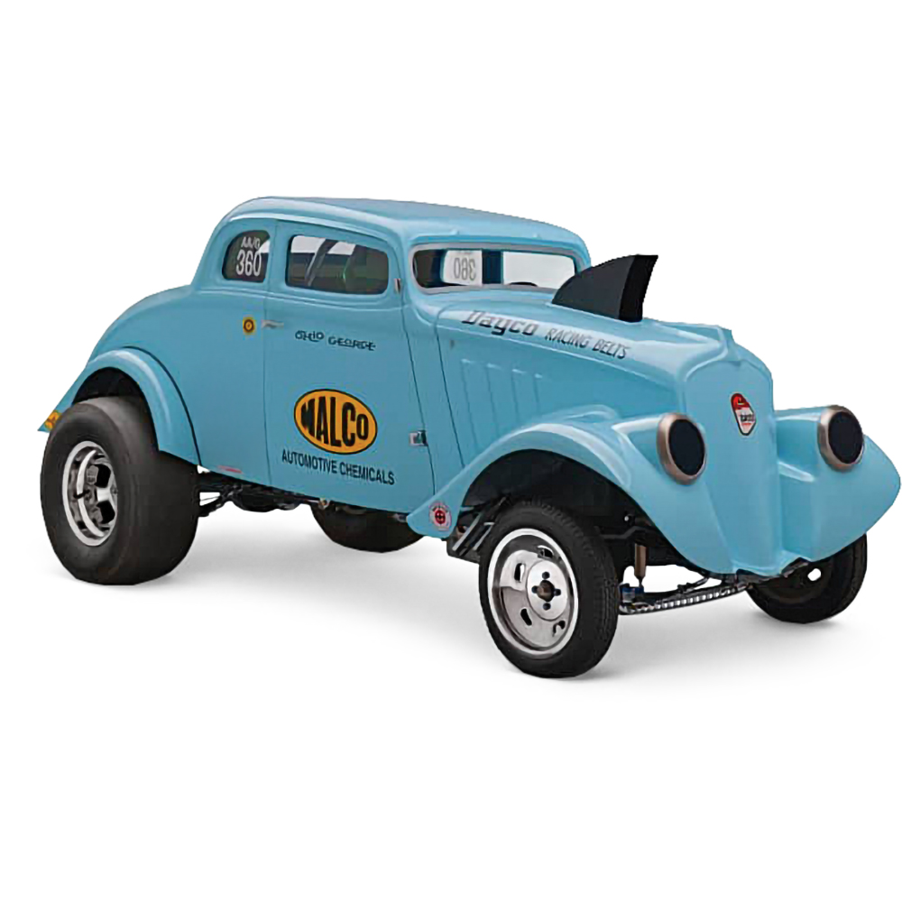 1933 Willys Gasser Ohio George w/Tin Packaging 1/25 Kit AMT Models