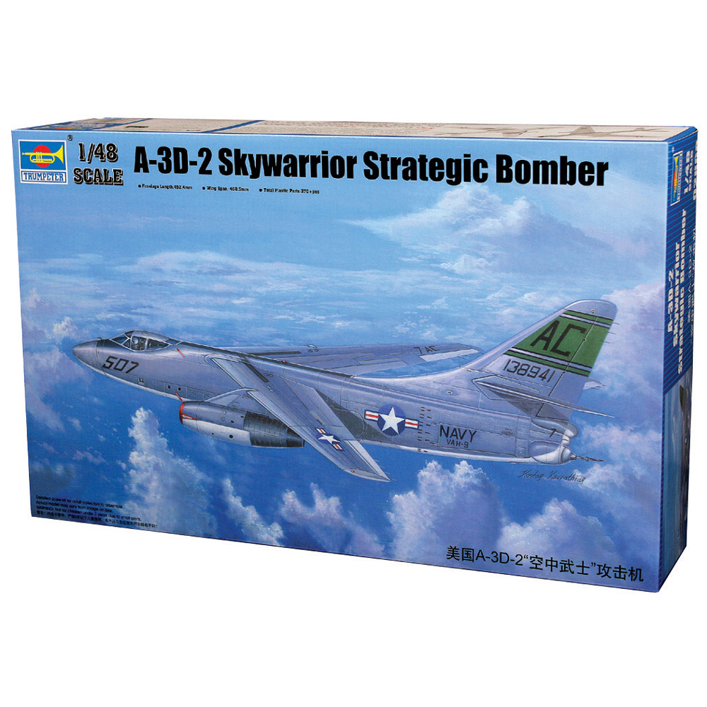 Douglas A3D-2 Skywarrior 1/48 Kit | Historic Aviation Collectibles