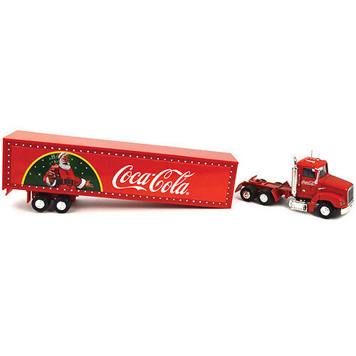Coca-Cola Santa Truck ミニカー 限定2700台 Coca Cola Collectable Toy Truck Set 4 Pieces Christmas Santa Lorry