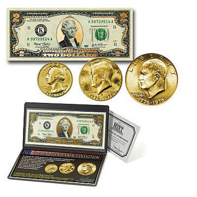 4-Piece Golden Bicentennial Collection | Historic Aviation