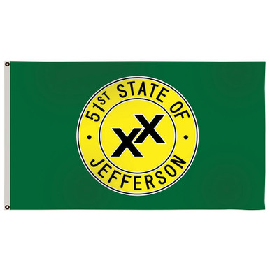 Jefferson State Flagge 3x5 Fuß – Inoffizielle Flagge, Outdoor-Flagge Aus Polyester, 91x152 Cm