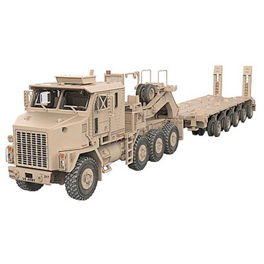 Motor City Classics Panzerkampf 1:72 Scale M1070 Heavy Equipment Transporter | Desert Color | Model 12206PC