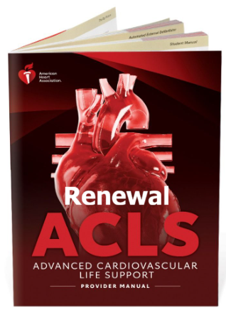 AHA ACLS Renewal / Update / Refresher Courses (INCLUDES Provider