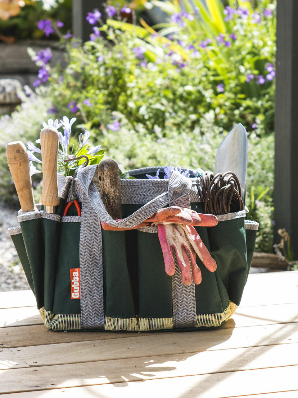 Garden Tool Set Stainless Steel Heavy Duty with Non-Slip Rubber Grip  Storage Tote Bag