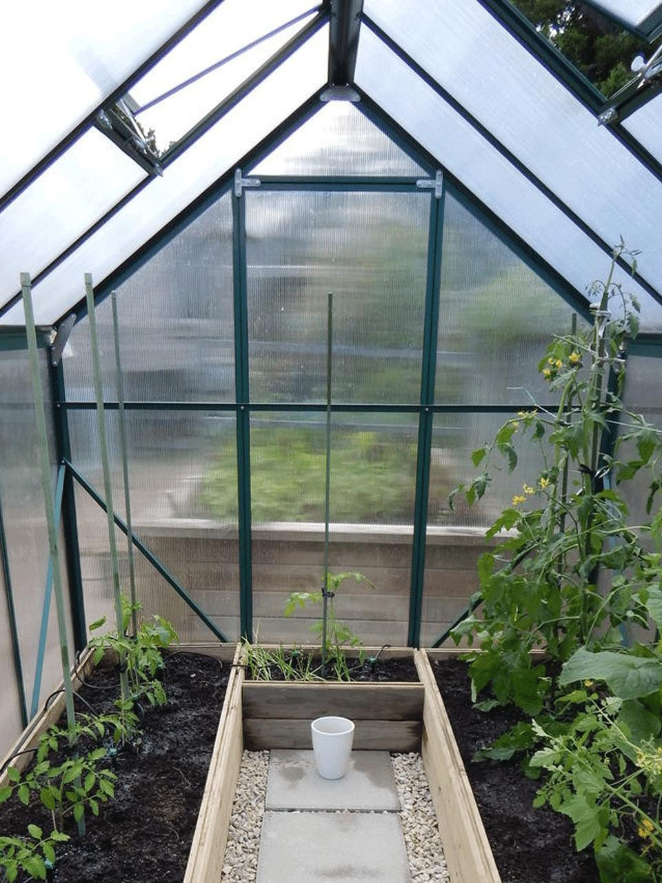 2 x 2.6m  Polycarbonate Greenhouse 