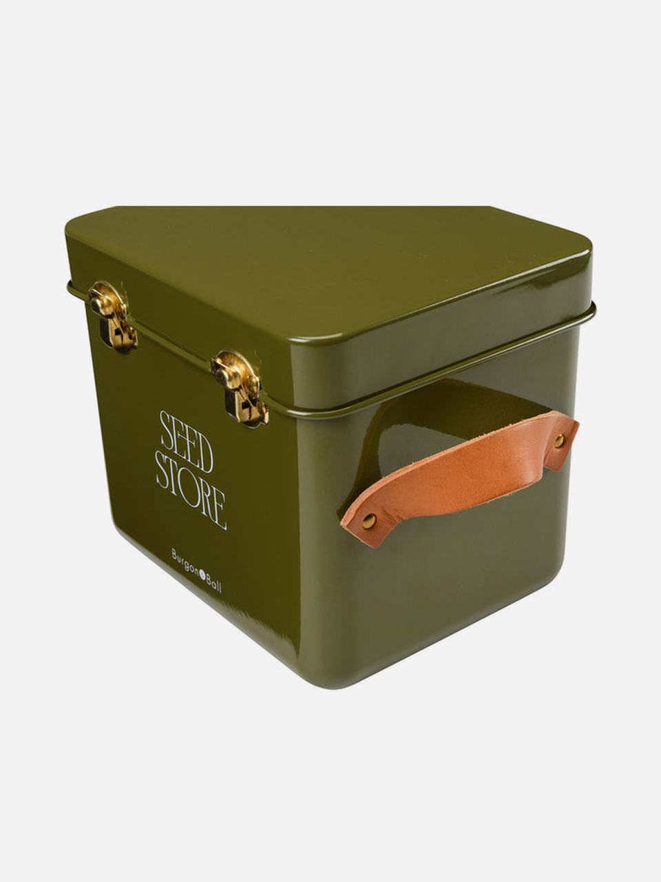 Mini Seed Storage Tin - Olive