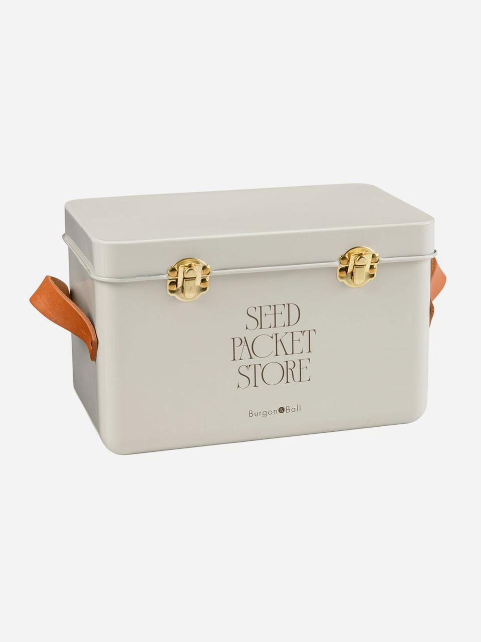 Burgon and Ball Seed Packet Storage Tin - Mushroom 