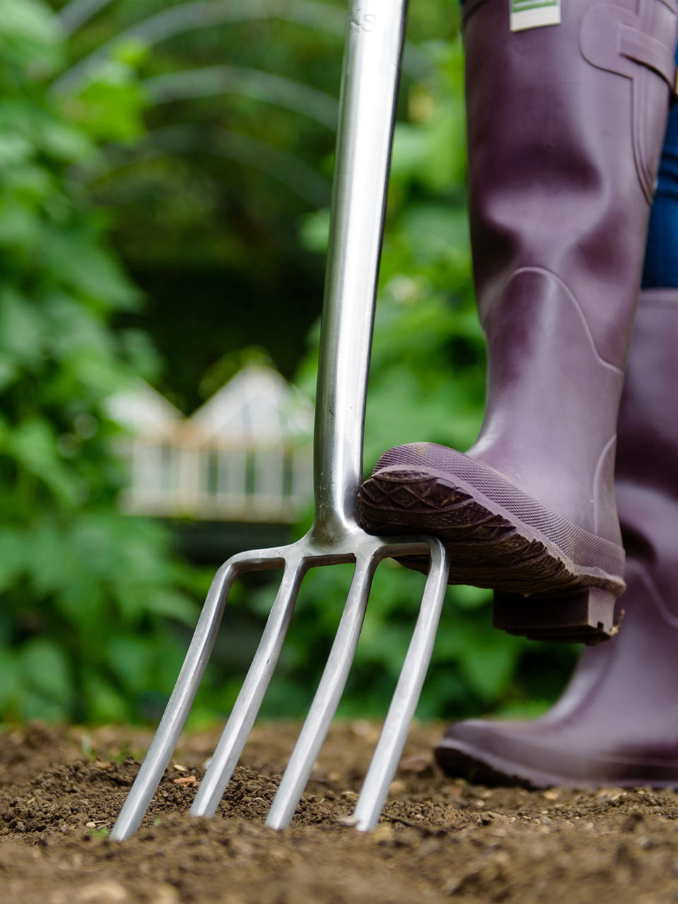 Kent and Stowe Stainless Steel Digging Fork