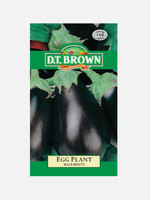DT Brown Seeds Black Beauty Eggplant - Vegetable Seeds DT Brown Seeds Black Beauty Eggplant - Vegetable Seeds