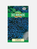 DT Brown Seeds Crystal Palace Lobelia - Flower Seeds DT Brown Seeds Crystal Palace Lobelia - Flower Seeds