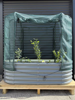 Gubba Raised Garden with Dual Covers  Gubba Raised Garden with Dual Covers