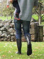 Skellerup Mens Black Perth Gumboots - Skellerup