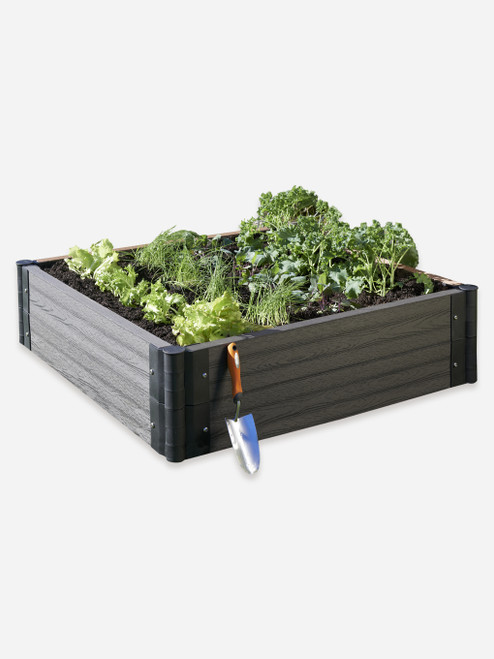 Greens Raised Garden Bed in Charcoal colour - shop online at Gubba