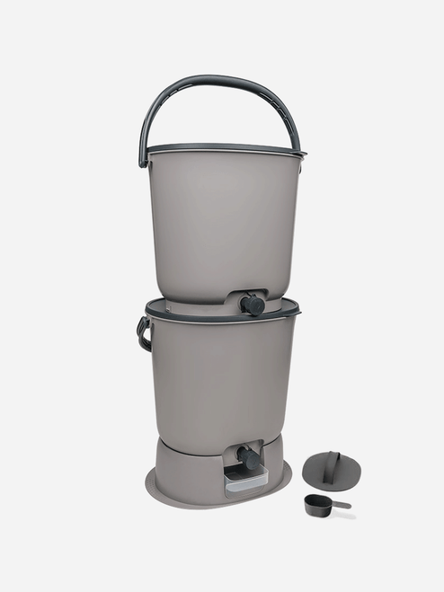 Skaza Bokashi Organko Essential Set - Grey  Skaza Bokashi Organko Essential Set - Grey