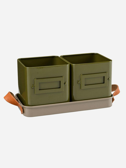 Burgon and Ball Herb Pots - Olive 