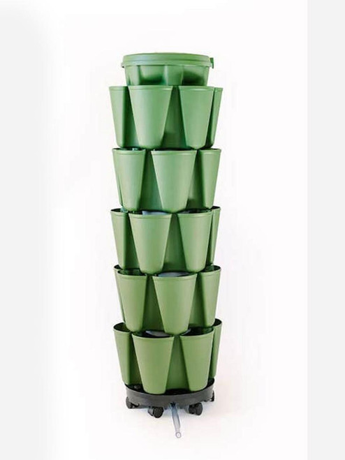 GreenStalk 5 Tier Original Vertical Planter - Evergreen 