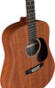 Martin Guitar X Series Mahogany D-X1E Acoustic-Electric Guitar with Gig Bag - Natural Mahogany