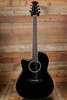 Ovation Celebrity Standard CS24L-5G Mid-depth Left-handed Acoustic-electric Guitar - Black