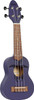 Ortega Guitars, 4-String Keiki Series Sopranino Ukulele with Turtle Etching, Right, Purple, (K1-PUR)