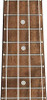 Ortega Guitars, 4-String Keiki Series Sopranino Ukulele with Turtle Etching, Right, Transparent black, (K1-CO)