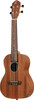 Ortega Guitars, 4-String Timber Series Concert Acoustic-Electric Ukulele w/Bag, Right (RFU11SE)