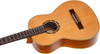 Ortega Guitars 6 String Family Series 3/4 Size Nylon Classical Guitar w/Bag, Right, Cedar Top-Natural-Gloss, (R122G-3/4)