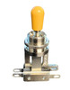 Switchcraft 3-Way Toggle Switch w/Genuine Tip, Short Frame for Gibson Les Paul Electric Guitar (Amber)