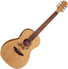 Luna Woodland Bamboo Parlor Acoustic-Electric Guitar, Natural (WL BAMBOO PAR E)