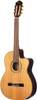 Ortega Guitars 6 String Performer Series Solid Top Slim Neck Acoustic-Electric Nylon Classical Guitar w/Bag, Right (RCE159MN)