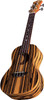 LUNA UKE EX BWE Uke Crescent Blk/Wht Ebony Concert w/Bag Ukelele Guitar - Satin Natural Finish