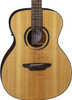 Luna Guitars 6 String Wabi Sabi Folk Solid Top Acoustic/Electric Guitar, Satin Natural, Right, E