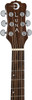 Luna Guitars 6 String Wabi Sabi Folk Solid Top Acoustic/Electric Guitar, Satin Natural, Right, E