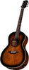 Luna Art Vintage Parlor Solid Top Acoustic-electric Guitar - Distressed Vintage Brownburst