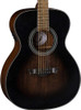 Dean Guitars 6 String St Augustine Folk Solid Top Acoustic/Electric Guitar, Right, Satin Vintage Black Burst (SA E VB)
