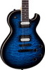 Dean Guitars 6 String Thoroughbred X Quilt Maple Electric Guitar, Trans Blue Burst, Right, (TBX QM TBB)