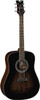 Dean Guitars 6 String St Augustine Dreadnaught Solid Top Acoustic Guitar, Right, Satin Vintage Black Burst (SA DREAD VB)