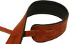 Martin Archery Premium Rolled Brown Leather Guitar Strap (18A0028)