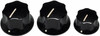 Fender Jazz American/Mexican Standard Bass Volume/Tone Knobs - Black (099-1370-000)