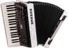 Hohner Bravo III 96 Chromatic Piano Key Accordion - Pearl White (BR96WH)