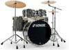 Sonor AQX Stage 5-piece Drum Set with Hardware Pack - Black Midnight Sparkle (AQX STAGE NC BMS)