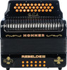 Hohner Limited Edition Corona Rebelde III GCF Accordion - Black (REBIII)