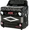 Hohner ACES II FBbEb Diatonic Accordion - Black (ACES II FBK)