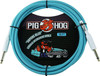 Pig Hog 1/4" Daphne Blue Guitar Instrument Cable - 10 Feet (PCH10DB)