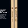 Meinl Stick & Brush Drumsticks, Standard 5B Half Brick (6 Pairs) - American Hickory with Acorn Shape Wood Tip-Made in Germany (SB102-6)