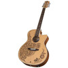 Luna Henna Oasis Select Spruce Acoustic/Electric Guitar, Open Pore Natural