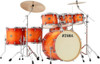 Tama Superstar Classic Custom 7-Piece Shell Pack Tangerine Lacquer Burst