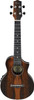 Ibanez UEW13MEE Cutaway Concert Ukulele Macassar Ebony Dark Brown Open Pore