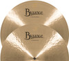 Meinl Cymbals Byzance 14" Dual Hihats, Pair — MADE IN TURKEY — Hand Hammered B20 Bronze