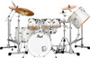 Pearl Bass Drum, White Satin (DMP2014G/C229)