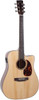 Recording King 6 String Acoustic-Electric Guitar, Right, Natural (RD-G6-CFE5)